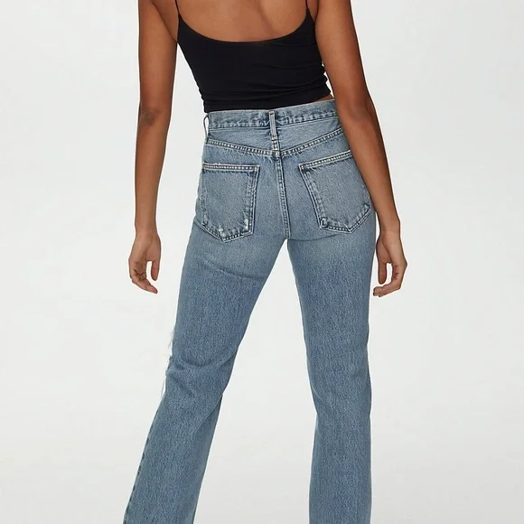 Agolde Lana Jean in Backdrop - Picture 3 of 13